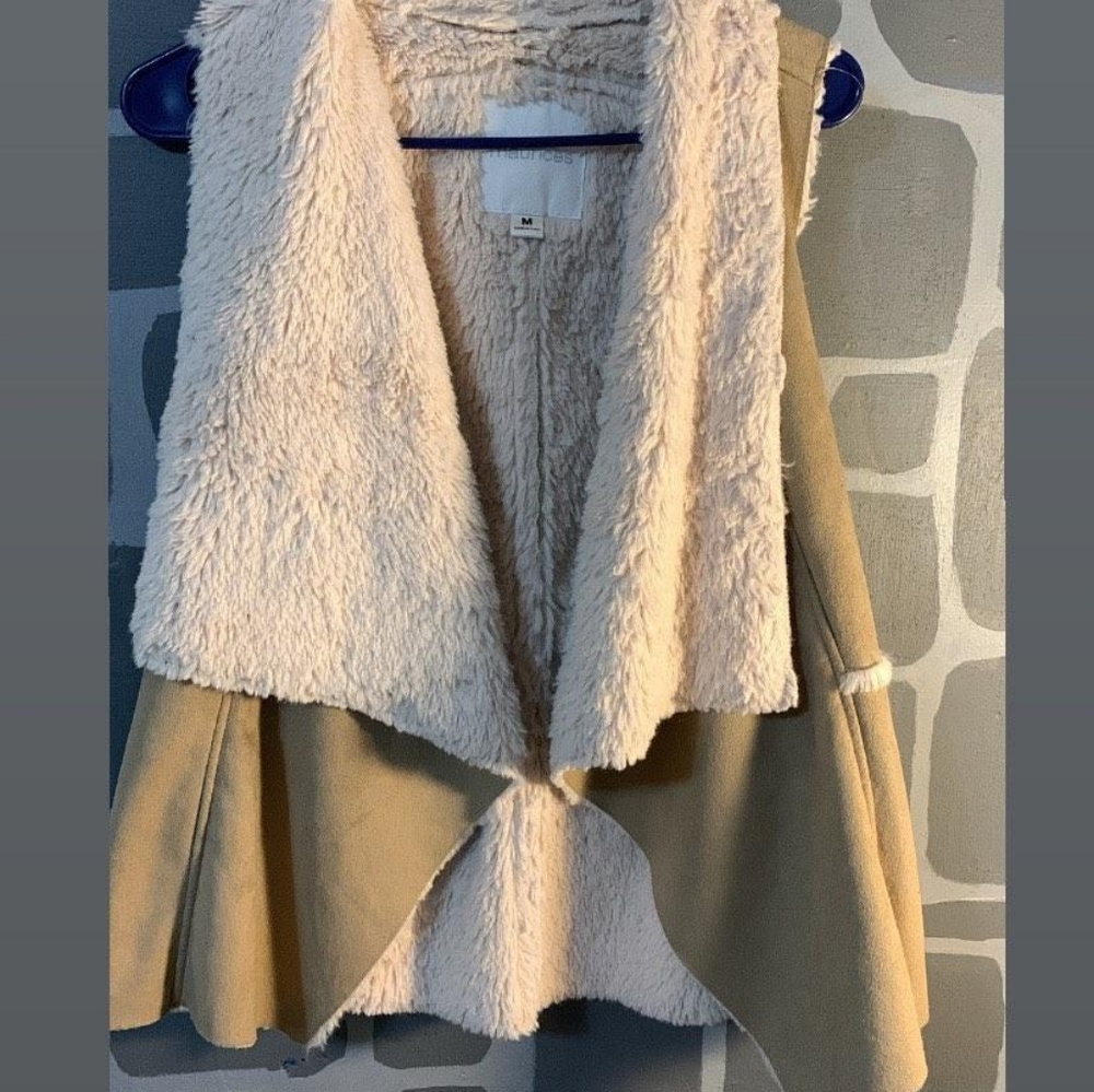 Faux fur vest